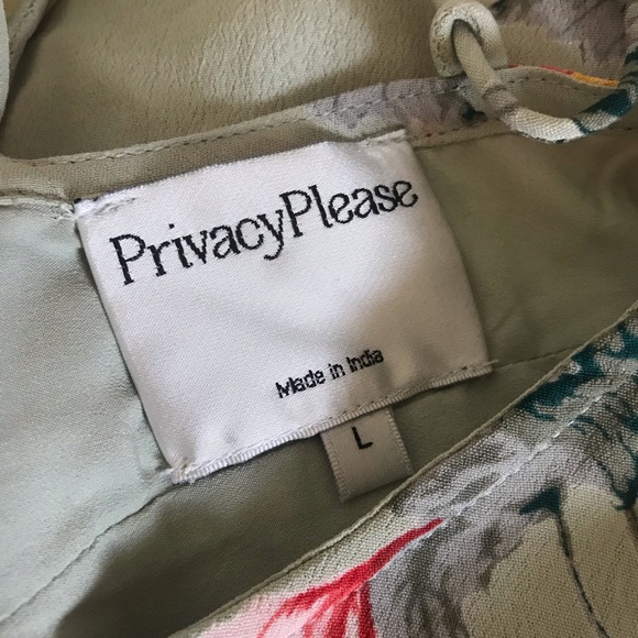 Privacy Please Henson Dress in Mint Floral Dress L - Picture 10 of 11